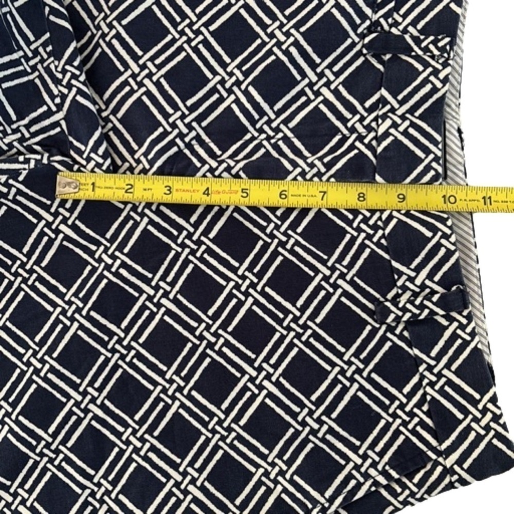 Land’s End Baumwolle Cotton Shorts. Size 10, Navy & White - Picture 6 of 12